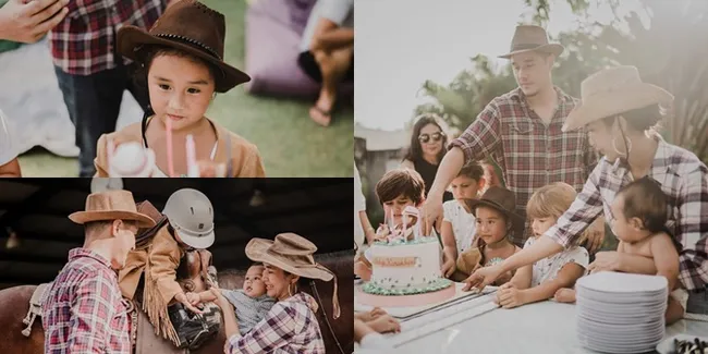 Ulang Tahun Anak Pertama Happy Salma, Unik & Seru Bertema Koboi
