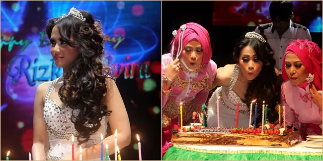 Ulang Tahun ke-26 Pedangdut Ratu BIdadari di Cafe Musro