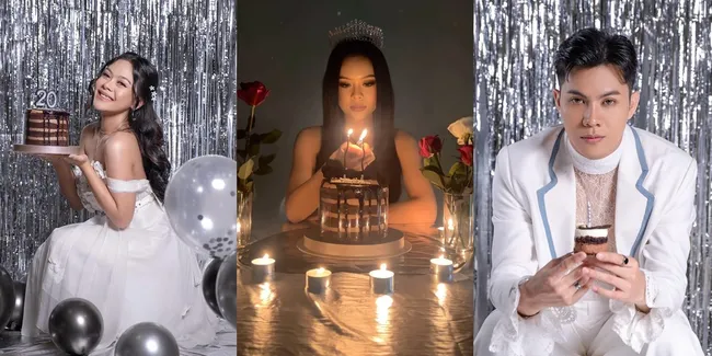 Ultah Hampir Barengan Pacar, 8 Potret Melly Lee Tampil Bak Bidadari - Tama Kim Bawa Mawar Putih