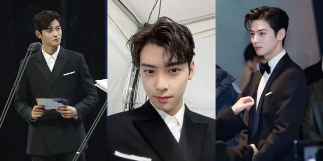 Umumkan Pemenang di Baeksang Arts Awards 2022, 11 Potret Ganteng Cha Eun Woo Pakai Setelan Jas - Terlalu Sempurna Bak Manekin Berjalan