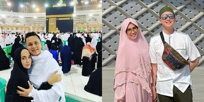 Ussy Sulistiawaty Sedang Hamil Muda, Romantis Sama Andhika Pratama Selama Umrah