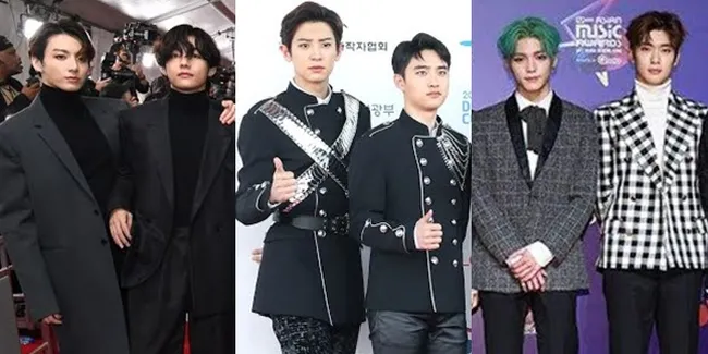 Usung Konsep Militer - Funky, Ini Dia 10 Fashion Red Carpet Idol K-Pop Cowok Paling Keren
