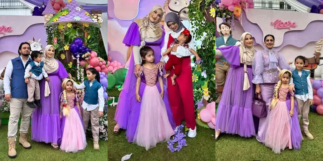 Usung Tema Putri Negeri Dongeng, 10 Potret Pesta Ulang Tahun Super Mewah Noora Anak Tasyi Athasyia - Meriah Dihadiri Banyak Seleb Meski Tasya Farasya Tampak Absen