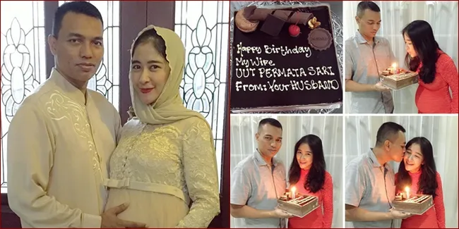 Uut Permatasari Rayakan Ultah dan 7 Bulanan, Perut Makin Buncit!