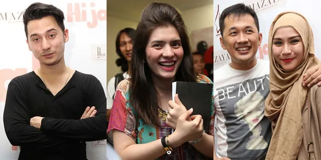 Wajah Bahagia Para Selebriti di Syukuran Film HIJAB