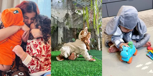 Wajahnya Masih Disembunyikan, 10 Potret Baby Isa Anak Kedua Tasya Farasya yang Super Menggemaskan - Pipinya 'Tumpah' Curi Perhatian