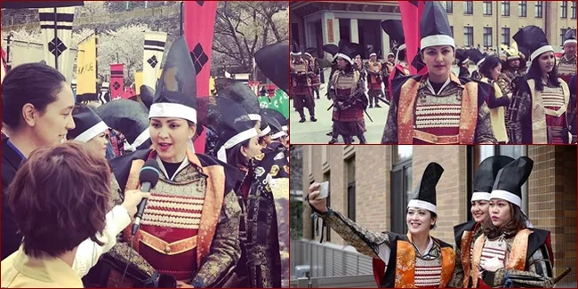 Wakili Indonesia, Donna Agnesia Ikut Samurai Festival di Jepang