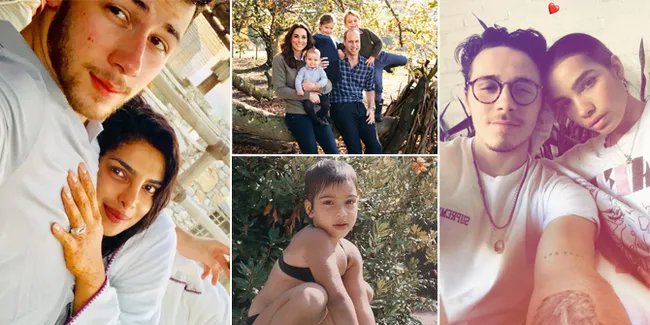 Weekly Hot IG: Nick Jonas Bulan Madu - Kartu Natal Kate Middleton