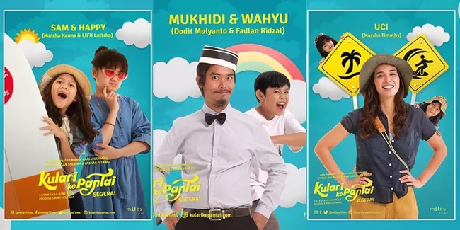 Yuk Intip Para Pemain dalam Film Anak  'KU LARI KE PANTAI' 