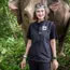 Luna Maya Bahagia Main Bareng Gajah di CRU Peusangan