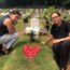 Potret Soraya dan Shahnaz Nyekar ke Makam Marissa Haque