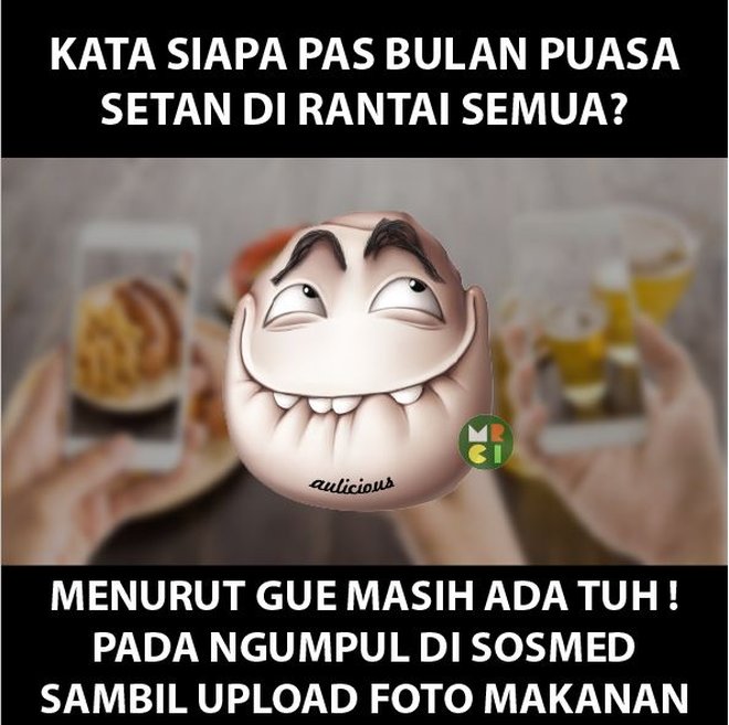 8 Meme Setan di Bulan Puasa Ini Bikin Cekikikan, Lihat Deh  Plus.Kapanlagi.com