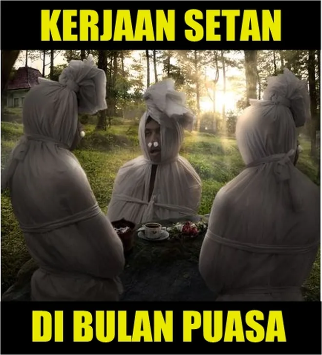 8 Meme Setan di Bulan Puasa Ini Bikin Cekikikan, Lihat Deh 