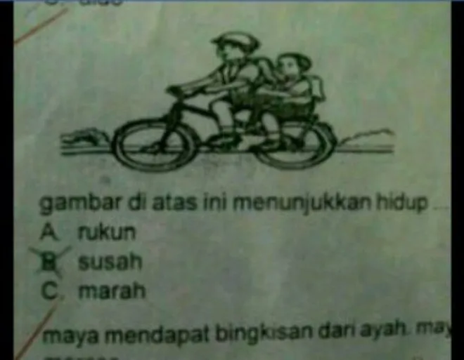 paling konyol ujian soal jawaban Soal Konyol, Kamu Jangan [FOTO] Ujian Jawaban Paling Awas