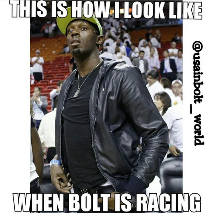 FOTO: Kocak Parah, Meme Usain Bolt Ini Bikin Perut Serasa ...