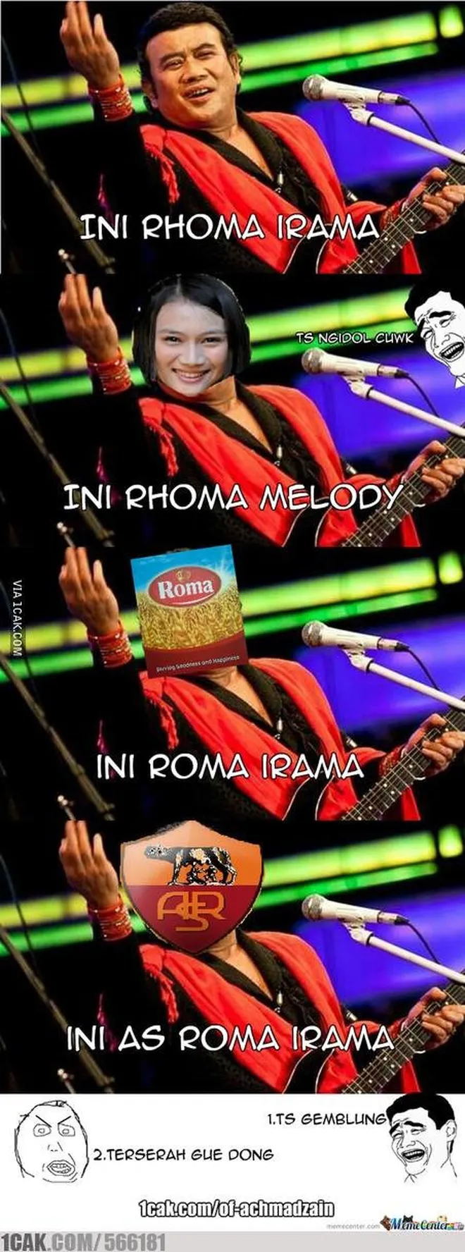 FOTO: LOL! Deretan Meme Rhoma Irama Ini Kocaknya 