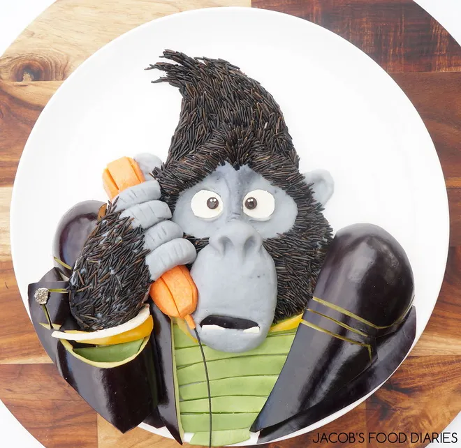 FOTO: Unik, Ibu Ini Sulap Makanan Jadi Kartun Agar Anak 