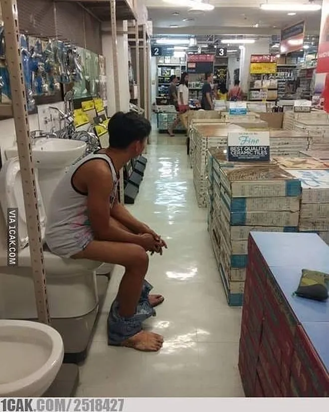 cowok shopping