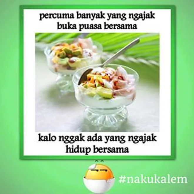Meme Nyesek Kocak Jomblo Saat Ramadan, Kamu Juga Mengalami 