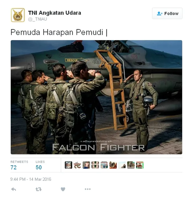 Super Kocak! 16 Jawaban Mimin Twitter TNI AU Ini Bikin 