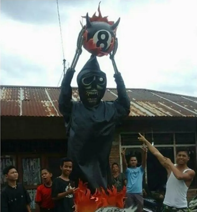 Unik dan Modern, Ogoh-Ogoh 2017 Usung Marshmello dan 