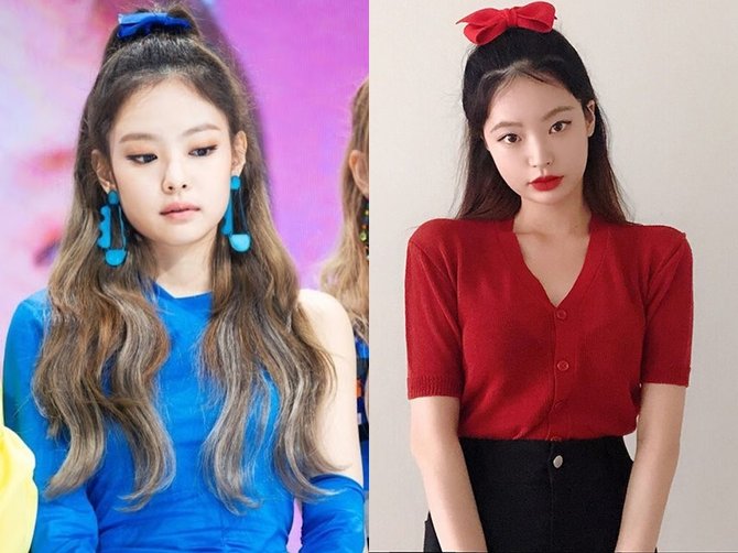  Model  Ini Meniru Visual Sampai Gaya Berbusana Dari Jennie  