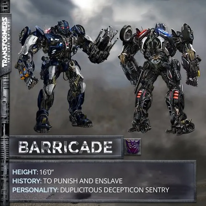 Nama robot transformer deals the last knight