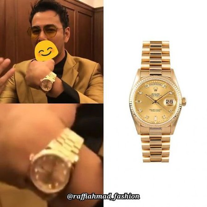Harga rolex day date raditya dika top