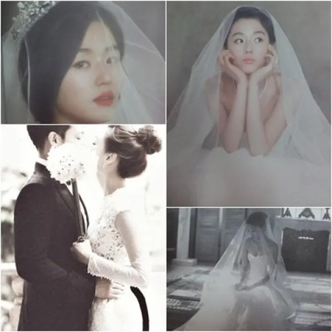 jun ji hyun wedding hanbok