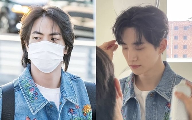BTS's Jin And 2PM's Junho Rocked The Same Expensive AF Louis Vuitton Outfit  But Served Totally Different Vibes - Koreaboo