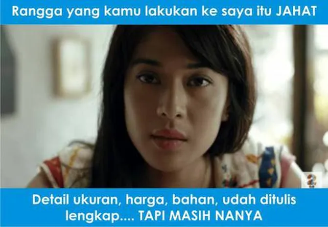 Kumpulan Meme Lucu Cinta Dan Rangga Yang Ramai Beredar Di Media Sosial