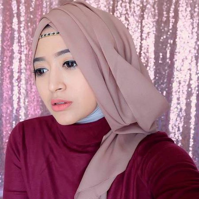 tutorial hijab pashmina natasha farani terbaru