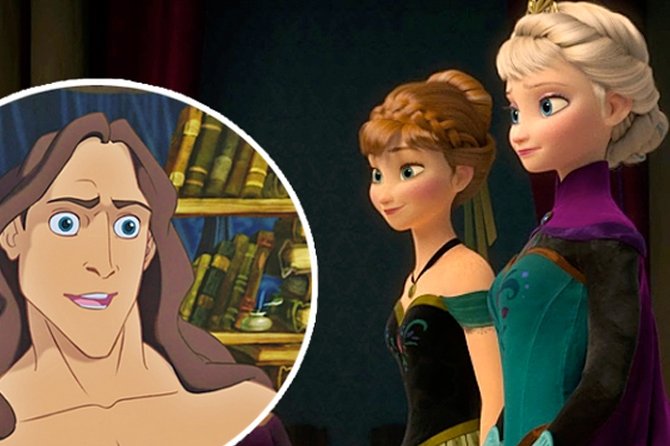 Manusia hutan Tarzan adalah adik Elsa - Anna 'FROZEN', kok 