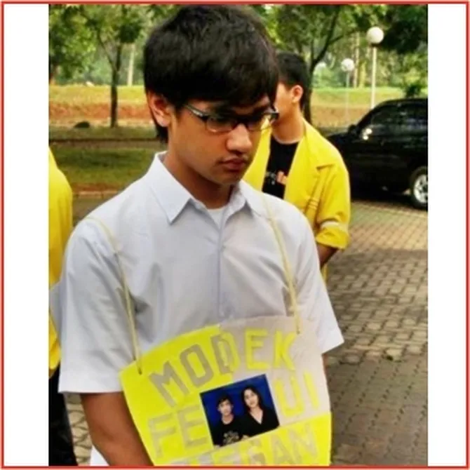 [foto] afgan waktu ospek, diejek senior gara-gara bawa lotion