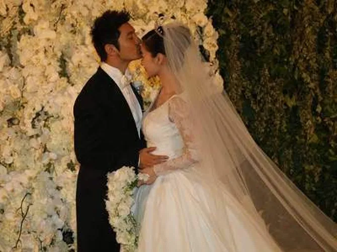 ini momen sakral pernikahan angelababy-huang xiaoming, bikin haru