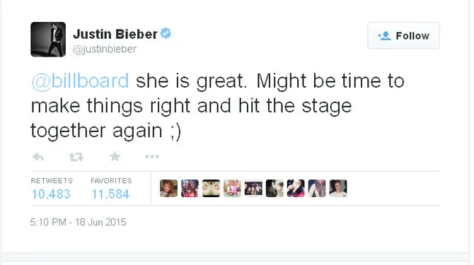 nggak akur, justin bieber ingin \'hangat\' lagi dengan taylor swift