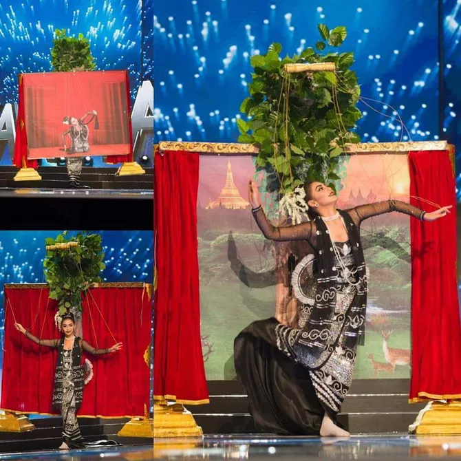 unik, myanmar dapatkan best national costume miss universe 2016