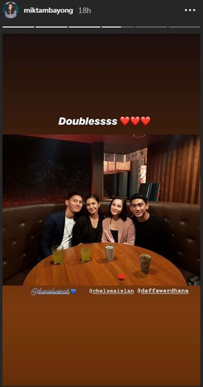 Sweet Mikha Tambayong Dan Chelsea Islan Ajak Pacar Double Date