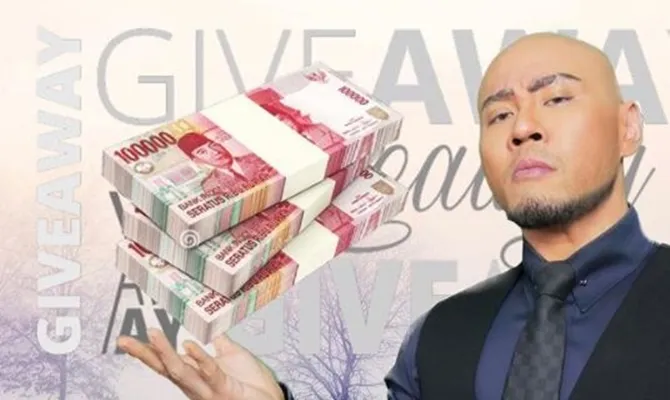 bukan hoax, deddy corbuzier bakal beri giveaway rp 300 juta