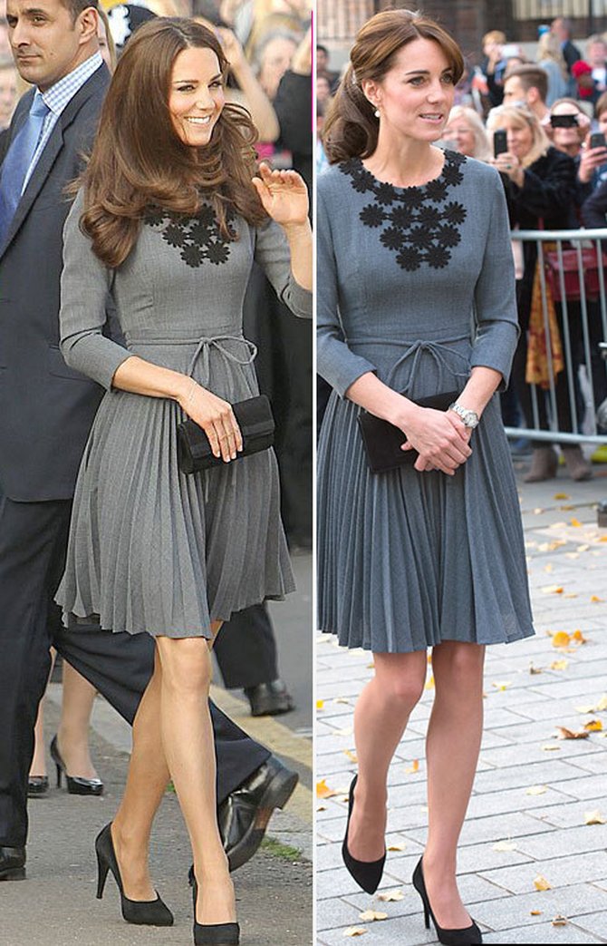  FOTO Lagi Kate Middleton ketahuan pakai baju  bekas  