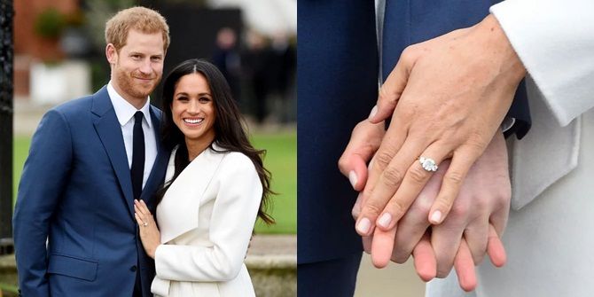 mewah, cincin tunangan meghan markle dibuat dari berlian milik putri diana