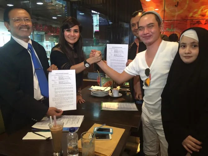 sambut ramadan, nina wang dan dodhy eks kangen band islah