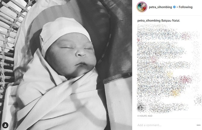 Anak Pertama Petra Sihombing dan Firrina Lahir Tepat di 