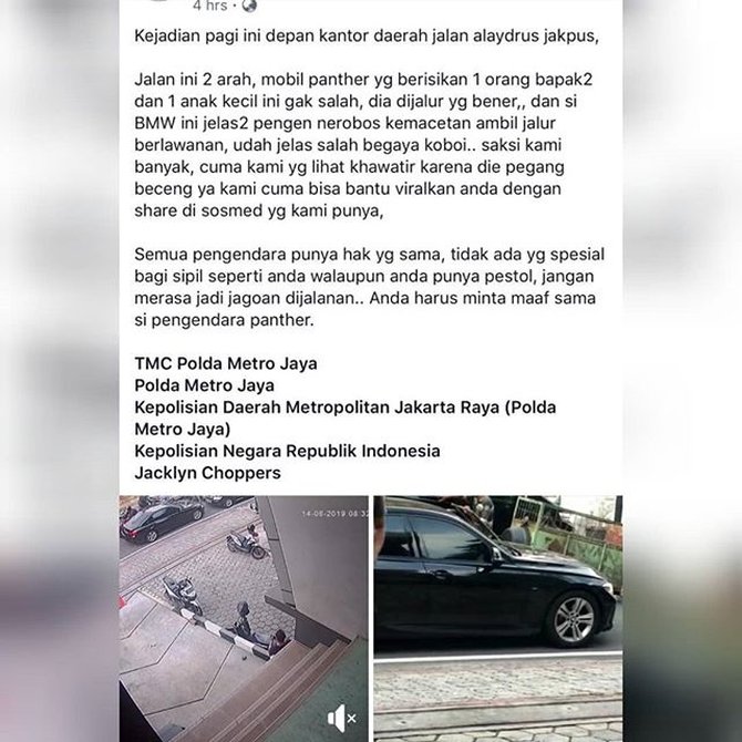 Viral Bak Koboi, Seorang Pria Keluarkan Pistol Karena Jalanan Macet Di ...