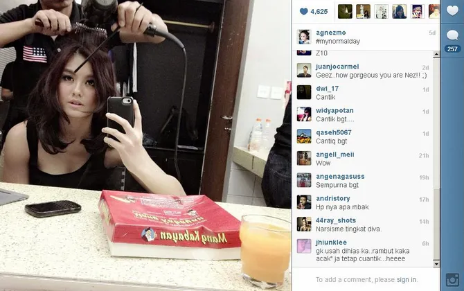Agnes Monica  [Foto] Ditata Hair Stylist, Agnes Monica 