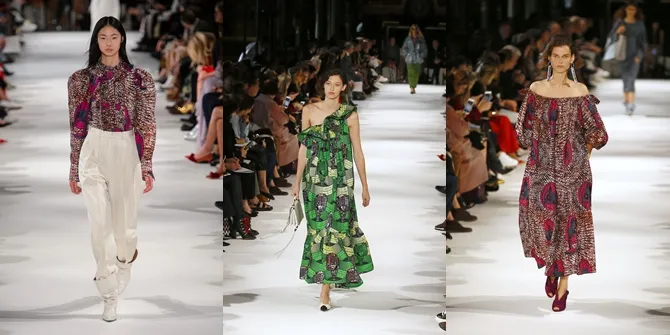 gelar pagelaran \'batik\' afrika, desainer stella mccartney justru dikecam