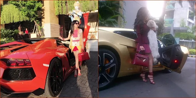 gelimang kemewahan, segini harga supercar di instagram syahrini