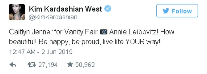 ini reaksi putri caitlyn jenner soal posenya di cover majalah