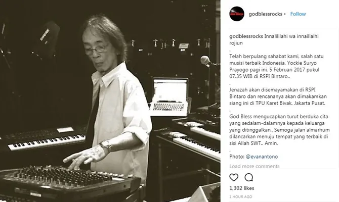 kabar duka, legenda rock jockie suryo prayogo meninggal dunia