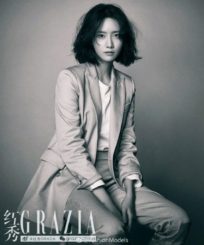 jadi cover majalah china, kecantikan alami yoona snsd terpancar